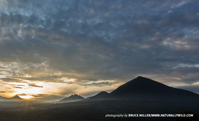 Photograph of Virunga Mountains