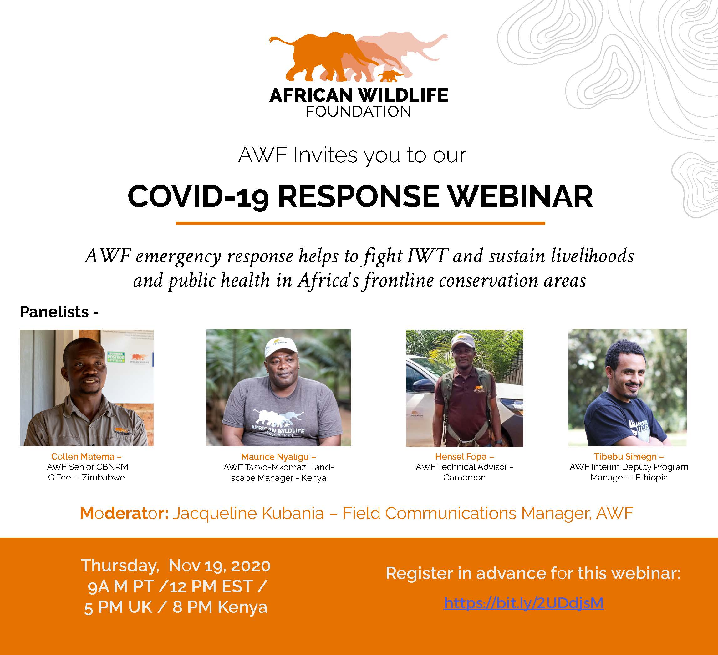 AWF COVID 19 Response Webinar 