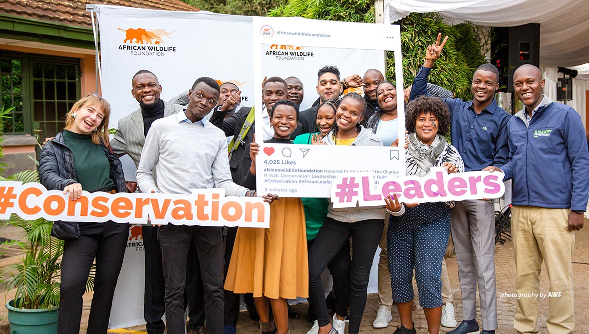 Group photo at AWF Charles R. Wall Leadership Fellowship workshop