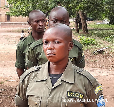 Marguerite Bilali Amayo in uniform