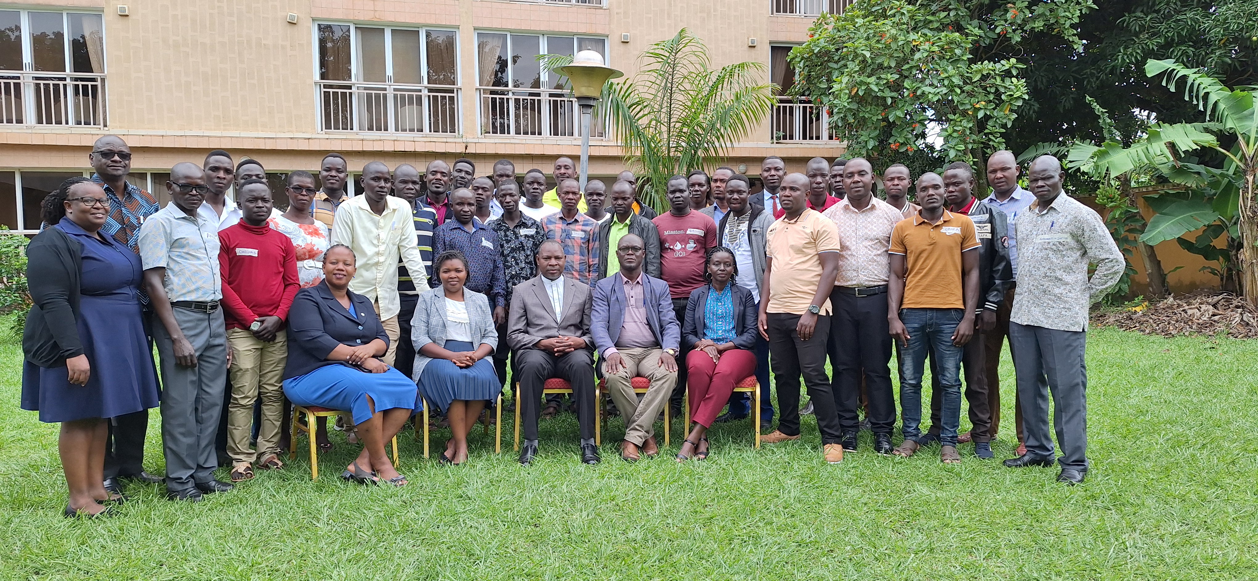 Group Photo of the rangers during the training in Uganda