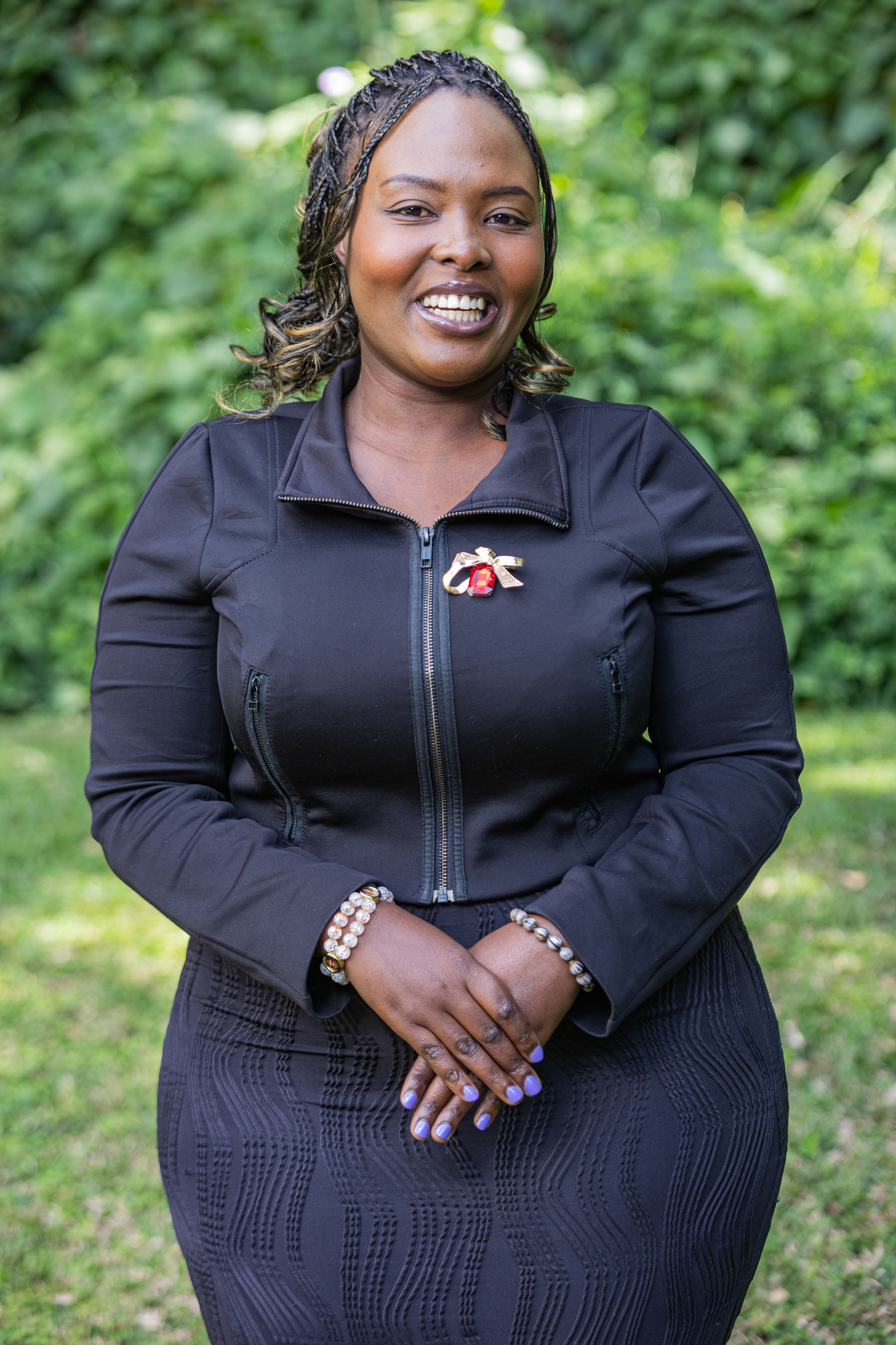 Yvette Nishimwe,  AWF Wall Youth Leadership and Management Fellow from Rwanda