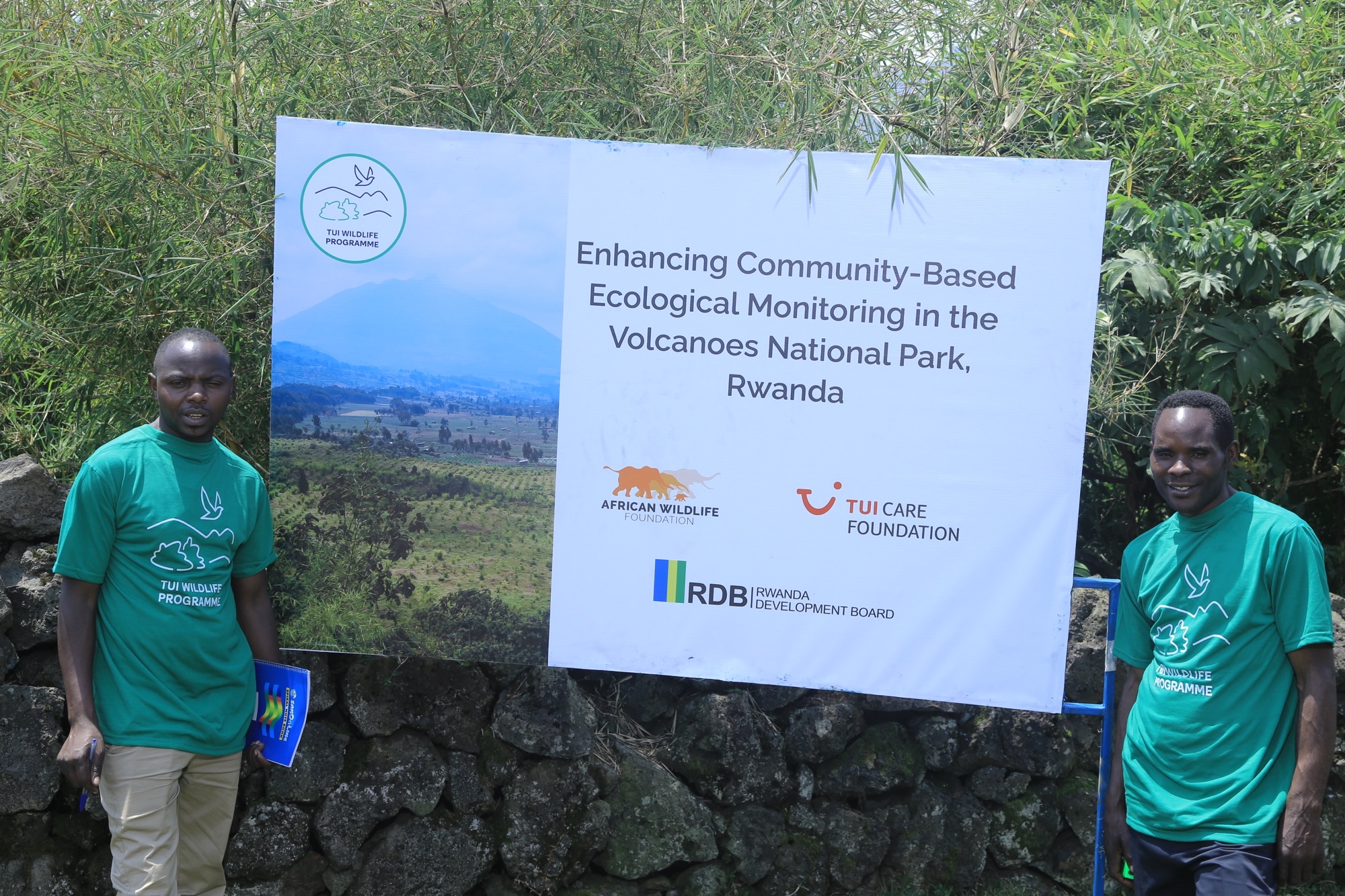 Community partners pose for a photo 