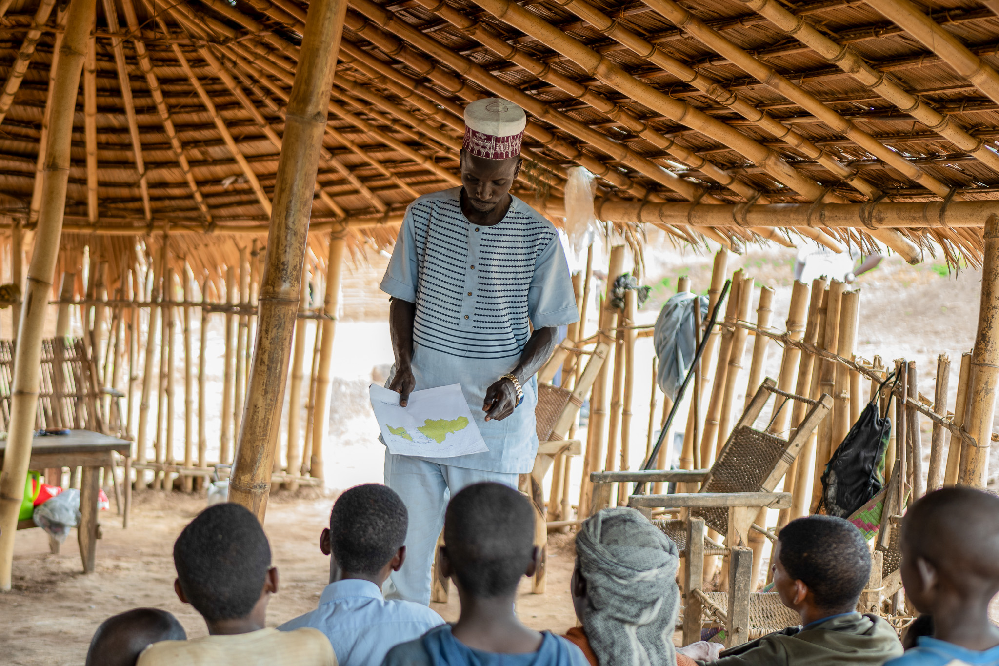 Demonstration of transhumance in Bili-Uélé, DRC.