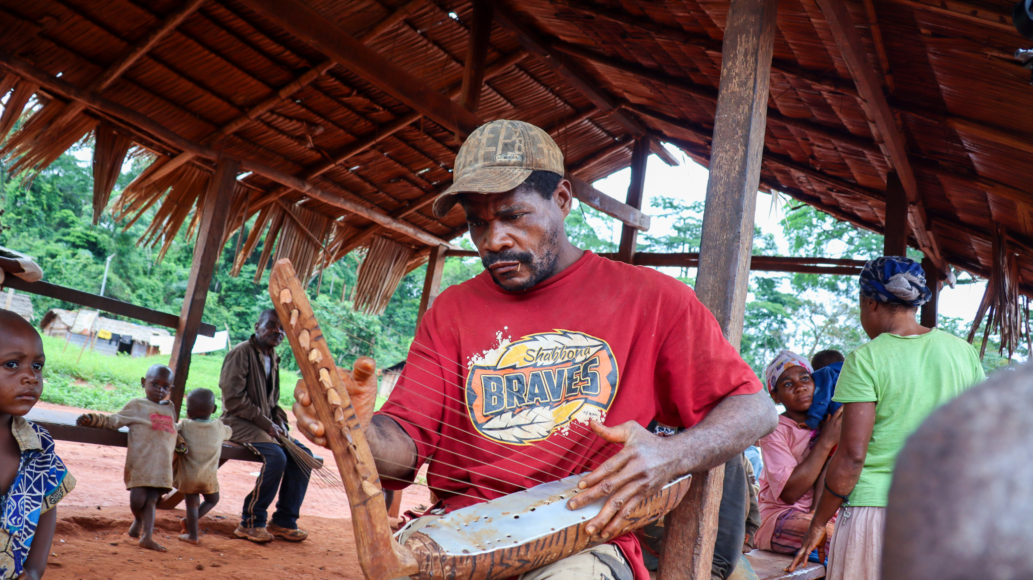 Baka Indigenous communities in Dja Faunal Reserve.