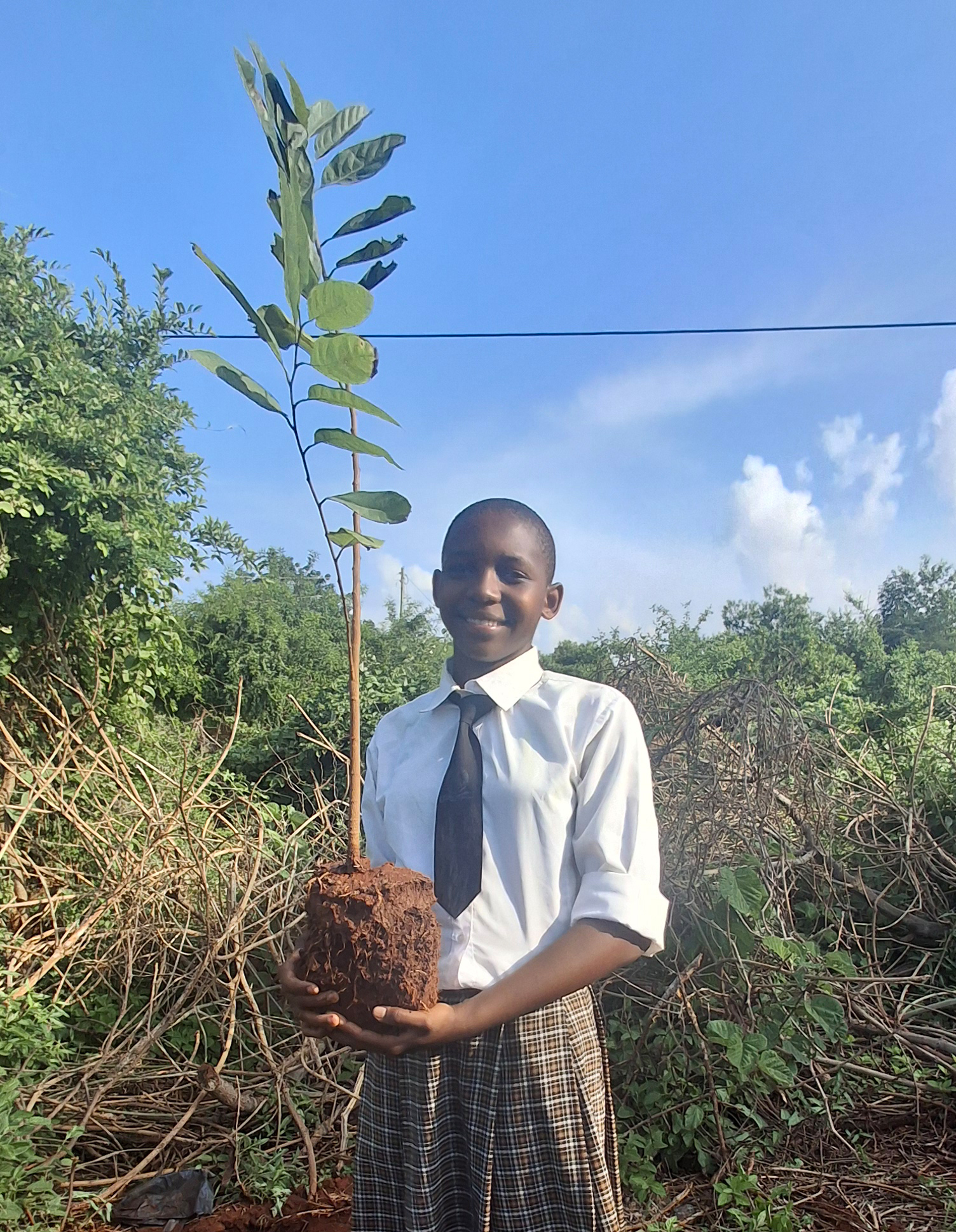 Josephine Kililo, a Wildlife Club member in Kenya.