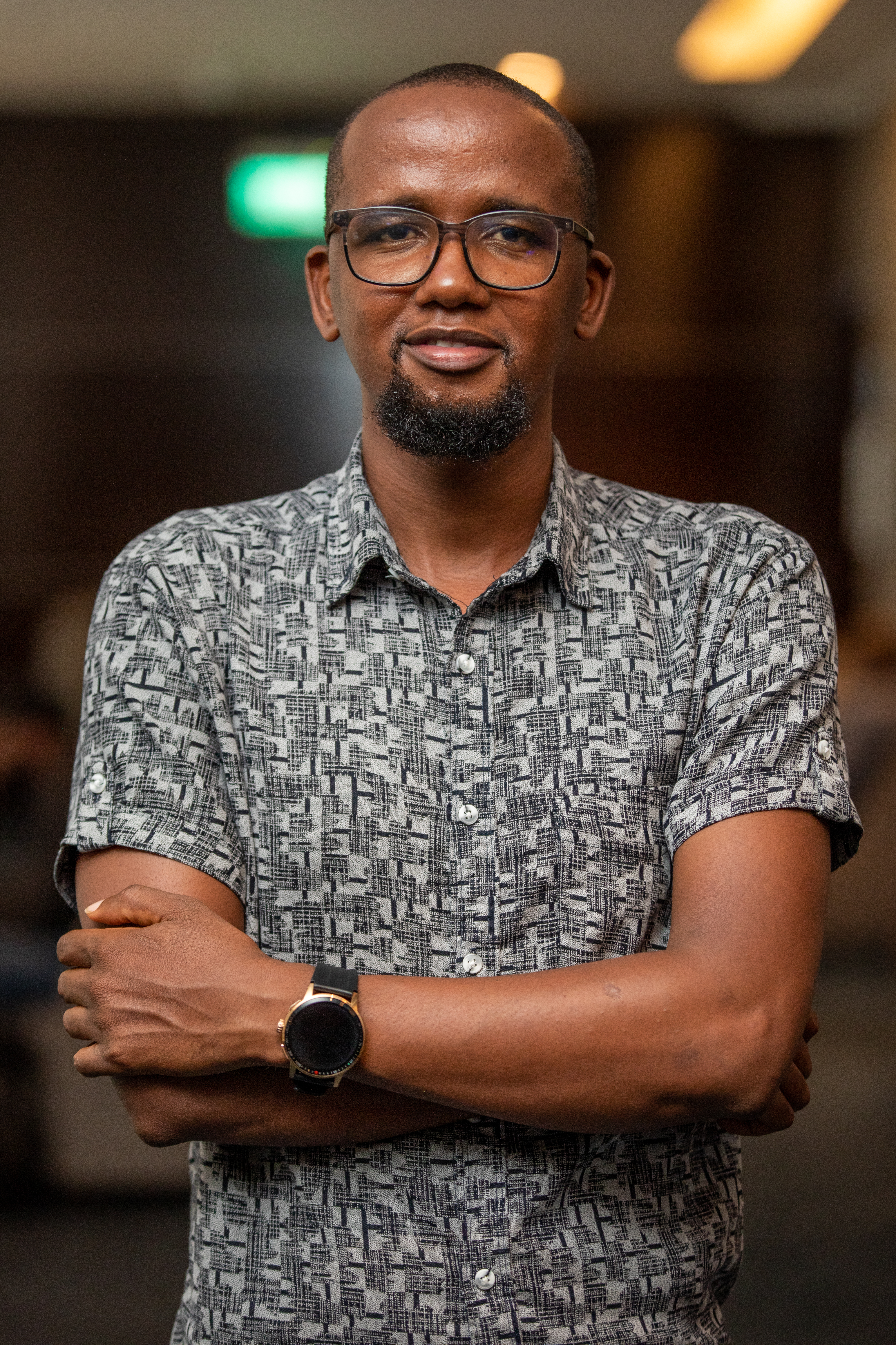 Stanely Kadeghe, a youth conservationist.