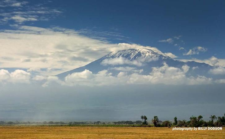 Mount Kilimanjaro at a distance