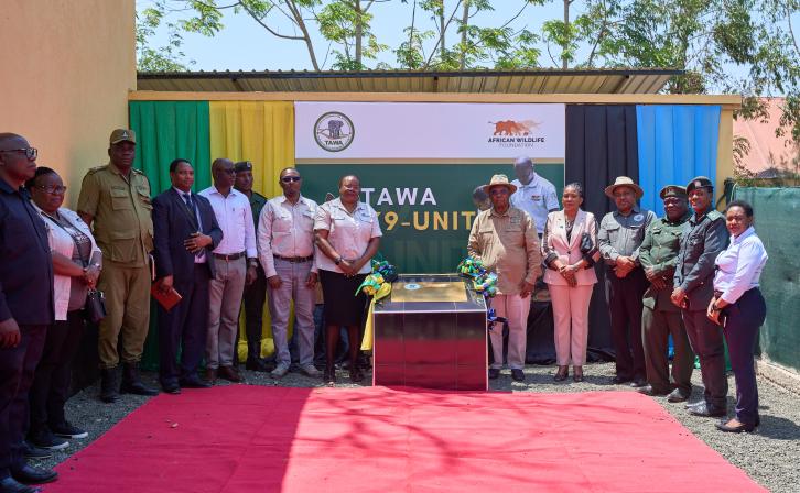 African Wildlife Foundation (AWF) officially hands over a newly constructed Canine Facility to the Tanzania Wildlife Management Authority (TAWA)