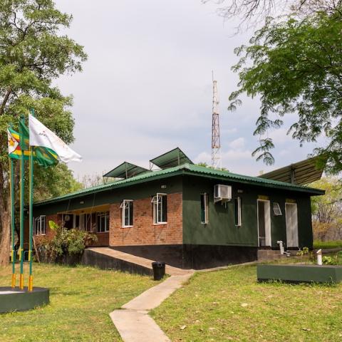 Infrastructure in a park.