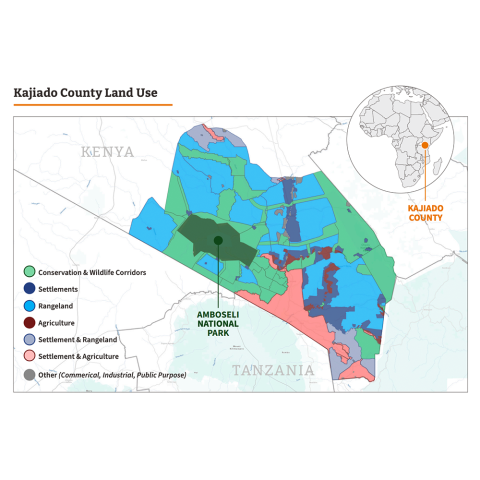 Kajiado County Land Use Map
