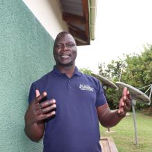 Charles Okeny, CWT Training Beneficiary 