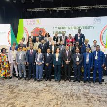 African Ministers at the inaugural Africa Biodiversity Summit in Gaborone, Botswana.